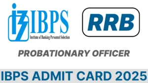IBPS ADMIT CARD 2025