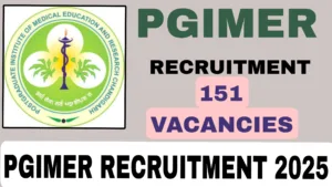 PGIMER RECRUITMENT 2025